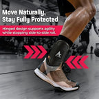 Active Ankle T2 Ankle Brace, Medium, Black, Rigid Support for Men 7-10 & Women 8-11 Shoe Size, Adjustable Brace for Sprained Ankle, Volleyball & Cheerleading, Lightweight EVA Padding, Fits Left or Right Foot