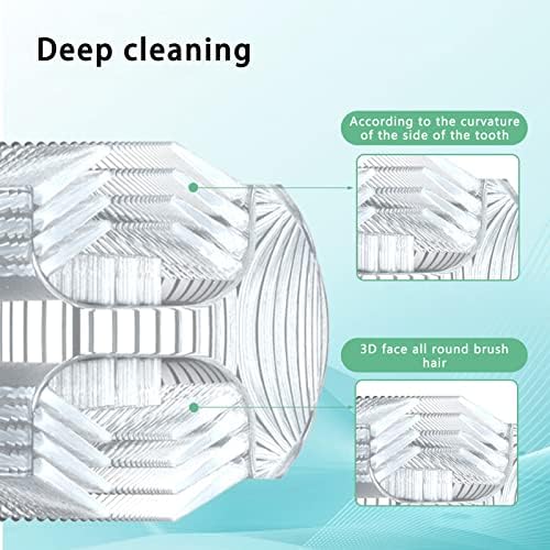 10pcs U Shape Replacement Toothbrush Heads Silicone Brush Head Toothbrush Replacement Head Teeth Cleaning C Shape Toothbrushes Replace