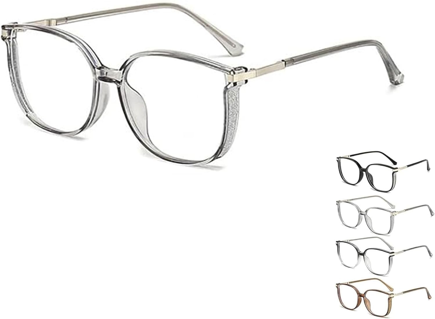 Women's Portable Fashion Anti-Blue Light Reading Glasses, Large Frame, Reading Glasses for Women