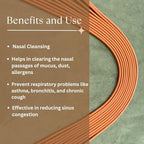 CHARMAURA Sutra Neti Rubber String – Size 3 – Advanced Yogic Nasal Cleansing (Set of 10) for Detox & Pranayama Practice
