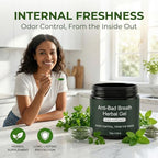 Anti-Bad Breath Herbal Gel Supplement, Internal Freshening Formula with Parsley, Green Tea, Lemon Balm, Clove Bud Oil, Peppermint Oil & Chlorophyllin, Natural Mint Flavor (1PCS)