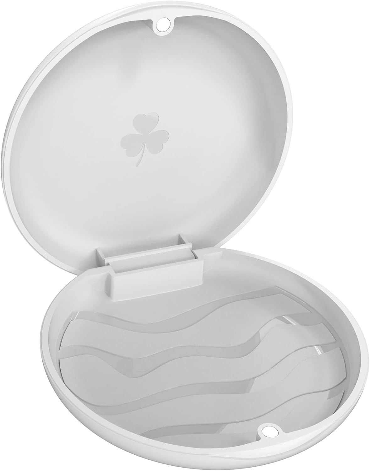 Orthodontic Mouthguard Case, Dental Retainer Case, Aligners Case (White)
