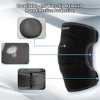 Kids Elbow Brace Arm Sleeve, Adjustable Sport Elbow Protector Breathable Elbow Sleeve with Double Magic Stick Compression Elbow Sleeve Elbow Support for Tennis Football Cycling Golf Basketball