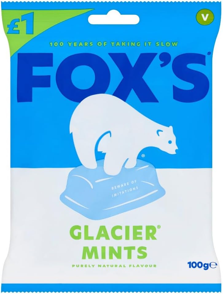 Fox's 12 X Foxs Glacier Mints 100G | 12 Pack Bundle