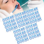 Dioche 100Pcs Cotton Roll Holder Clip Mouth Supplies Denture Tool Mini Fashion Compact Comfortable Home DIY Thanksgiving Christmas Elderly