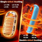 Hand Warmers Rechargeable - Electric Hand Warmers 2 Pack with Dual-Sided Heating for 15Hrs Warmth, LED Display & Flashlight, Hunting Essentials, Gifts for Christmas Man Women Raynauds Golf