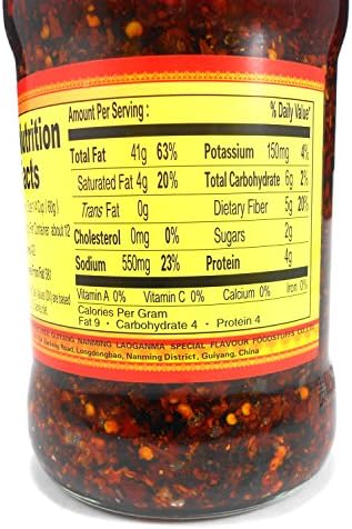 Lao Gan Ma Spicy Chili Crisp Hot Sauce – Restaurant Size 23.63 oz (670g) – Authentic Chinese Chili Oil with Crunchy Bits