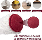 KeFanta Self Wringing Mop for Floor Cleaning, Microfiber Floor mop with 57 " Long Handle, Easy Wringing Mops for Kitchen Hardwood Bathroom Garages Warehouses Vinyl Tile Laminate Home Office