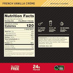 Optimum Nutrition Gold Standard 100% Whey Protein Powder, French Vanilla Creme, 2 Pound (Packaging May Vary)