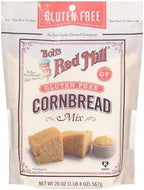 Bob's Red Mill Gluten Free Cornbread Mix, 20oz (Pack of 1) - Gluten Free, Kosher, Package makes one 9”x9” Pan or 12 Muffins - Moist, Light Texture