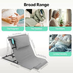 Electric Lifting Backrest, 2-80° Electric Assisted Wake-Up Device Adjustable Electricity Lifting Mattress Sit-Up Back Rest Chair with Remote Control for Living Rooms Bedrooms Nursing Homes