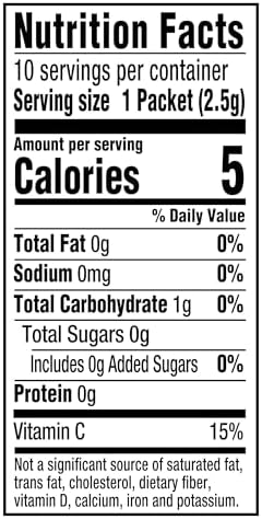 Crystal Light Drink Mix, 10 Packets, for Convenient On-the-Go Flavorful Hydration, Naturally flavored with other natural flavor Peach Mango Green Tea, Zero Sugar, 0.8 oz