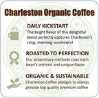 Charleston Coffee Roasters | Specialty Organic Ground Coffee | Hand Picked, Premium Slow Roast (Charleston Organic, Medium Roast) 12oz