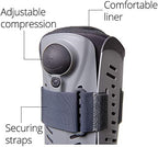 Ossur Rebound Air Walker Boot with Compression Adjustable Comfortable Straps & Air Pump Rocker Bottom | For Ankle Sprains, Stable Fractures, Tendon Sprains, & Post-Operative Rehab | (High Top, S)