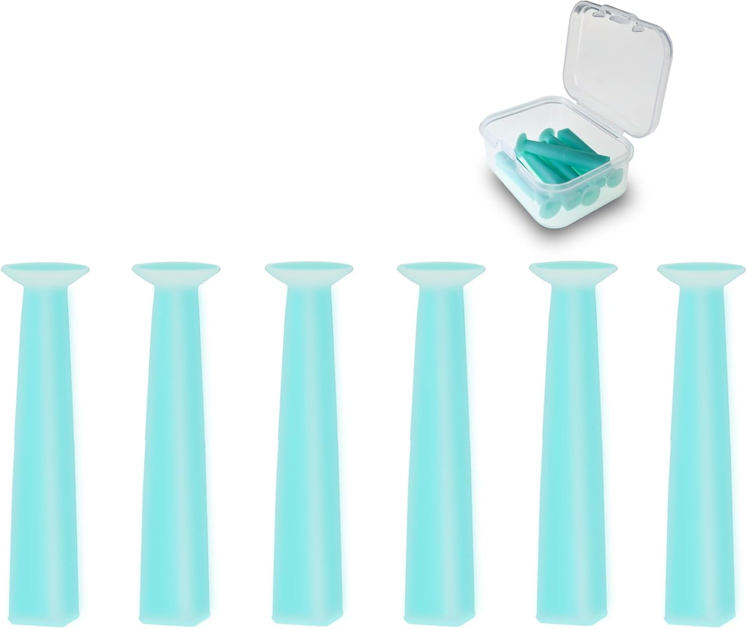 6PCS Hard Contact Lens Remover Tool with Storage Box Eye Care Inserts Removes Reusable Suction Cup Remover Contact Plunger Eye Contact Remover for RGP/OK/Hard Lenses