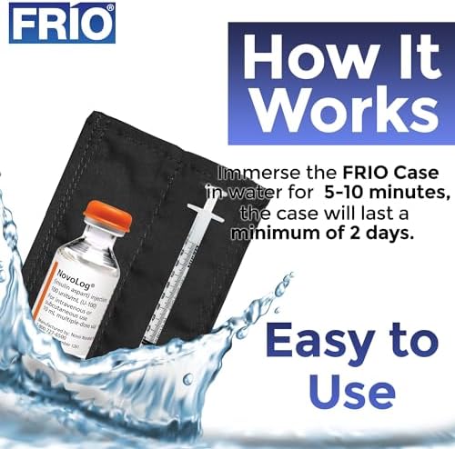 FRIO Cooling Wallet - Insulin Cooler for 45+ Hours of Stress Free On The Go - Purple Mini