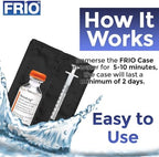 FRIO Cooling Wallet - Insulin Cooler for 45+ Hours of Stress Free On The Go - Purple Mini