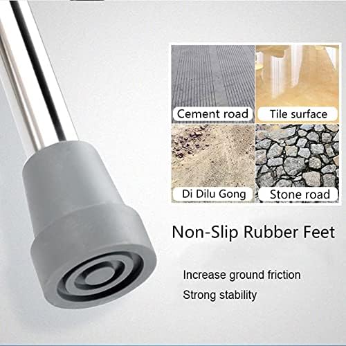 Heavy Duty Forearm Crutches Supports Up to 130kg Closed Cuff Crutches 1 Pair of Lightweight Aluminium Crutches for Adults 10 Stops Adjustable with Soft Ergonomic Handle Grips decorate Warm life
