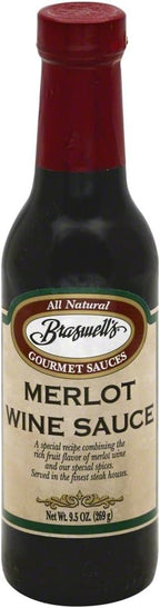Braswell's Merlot Wine Sauce 9.5fl.oz (Pack of 2)