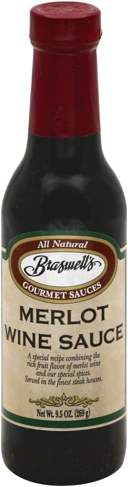 Braswell's Merlot Wine Sauce 9.5fl.oz (Pack of 2)