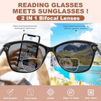 Premium Bifocal Reading Sunglasses for Women, Retro Cateye Sun Readers UV400 Protection, Classic Shades Black & Tortoise (1 Black & 1 Tortoise, 2.50)
