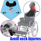 Breathable Wheelchair Headrest Neck Support,Wheelchair Accessories, Adjustable Head Straight Positioning Pillow Accessories