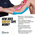 Kinesio Taping - Elastic Therapeutic Athletic Tape Tex Gold FP - Beige– 2 in. x 16.4 ft - 2 Pack