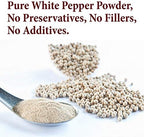 The Spice Way Ground White Pepper - (4 oz) pure pepper powder