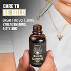 Viking Revolution Beard Oil for Men - Natural Mens Beard Oil with Argan Oil and Jojoba Oil - Beard Softener,Strengthens and Moisturizes - Beard Conditioner for Men (Spiced Vanilla, 1 Pack)