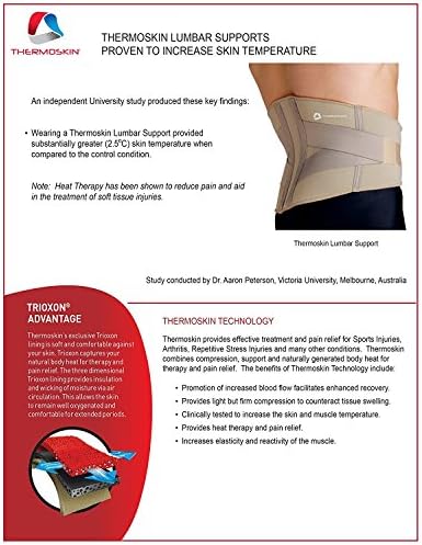 Thermoskin Lumbar Support, Black