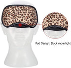 10 Pack Sleep Mask, Leopard Eye Masks Shade Cover for Sleeping, Shift Work, Naps, Travel Pouch Night Blindfold Airplane Relaxing Eyeshade Cover with Nose Pad for Men Women