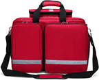 First Aid Kits Bag, Medical Supplies Bag Empty, Reflective Design at Night, Multiple Pockets Large Capacity, Waterproof, for Travel Camping Cycling Outdoor Survival First Aid