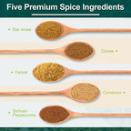 Soeos Chinese Five Spice 1 Ounce, Five Spice Powder, Five Spice Chinese Seasoning Non-GMO, Non-irradiated, No preservatives, No MSG