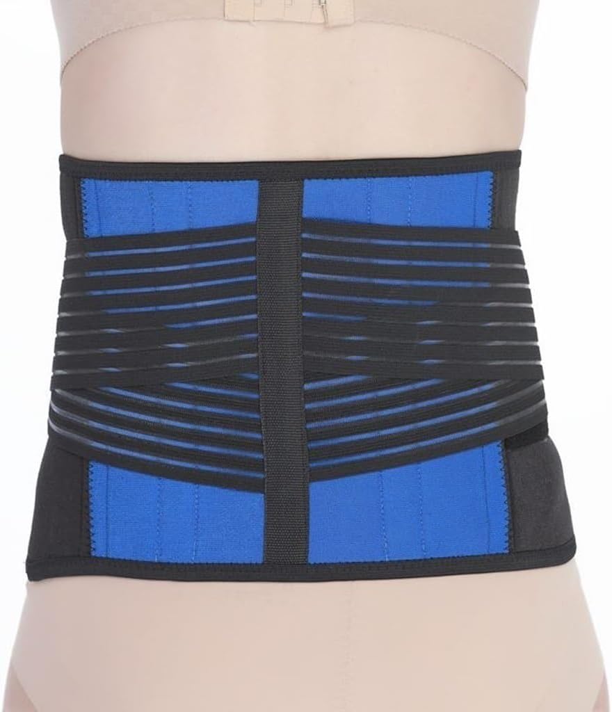 Adjustable Neoprene Double Pull Lumbar Support Lower Back Belt Brace Pain Relief