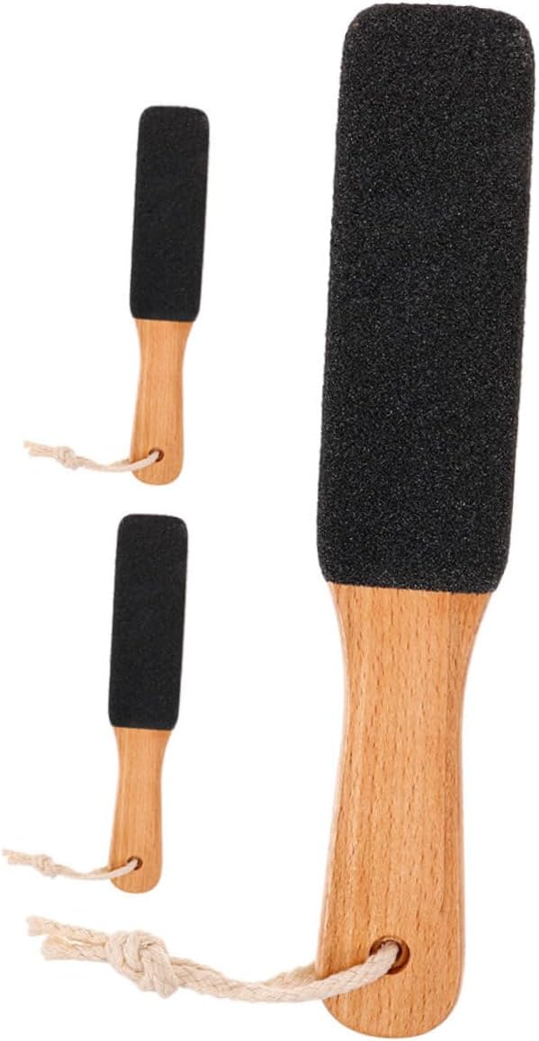3pcs Foot Pumice Scrubbers Carbonized Silicon Foot Files Callus Removers for Dead Skin Exfoliation Portable Care Tools for Home and Shower Use