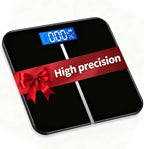 Digital Bathroom Scale for Body Weight High Precision Weighing Scale with Temperature Display Tempered Glass 396lb Capacity Durable and Compact Design for Home Use