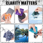 Copkim 24 Pcs Microfiber Cleaning Cloth Paisley Elegant Flowers Design Glasses Cleaning Cloth Multicolor Microfiber Lens Wipes Reusable Eyeglasses Wipes for Camera Lens Cell Phone Screens, 6 x 6 Inch