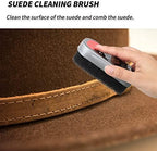 3-Piece Felt Hat Cleaning Kit - Horse Hair & Wood Brushes, Travel Brush, for Cowboy & Baseball Hats
