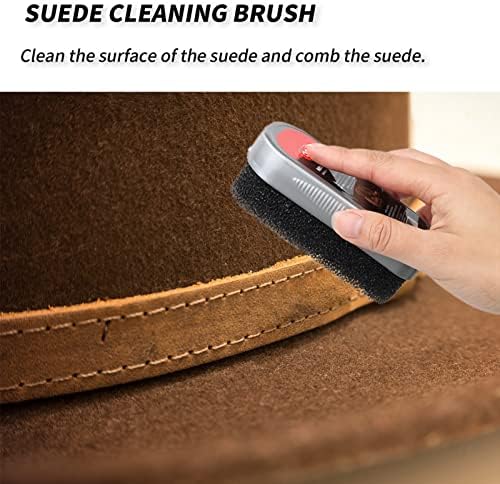 3-Piece Felt Hat Cleaning Kit - Horse Hair & Wood Brushes, Travel Brush, for Cowboy & Baseball Hats