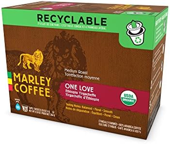 Marley Coffee "One Love" Medium Roast RealCups, Single Serve (96 ct.)
