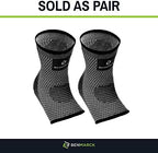 Benmarck Achilles Tendon Support Brace, Plantar Fasciitis Sock, Ankle Compression Sleeve For Running, Tendonitis and Flat Feet Relief