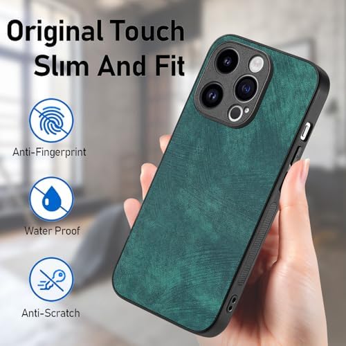 Compatible with Oppo Reno10 5G Case,Compatible with Oppo Reno 10 5G CPH2531 (PU+TPU) Lens Protection Phone Cover Green