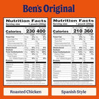 BEN'S ORIGINAL Ready Rice Roasted Chicken and Spanish Style Flavored Rice Variety Pack, Easy Dinner Sides, 8.8 OZ Pouch (Pack of 6)