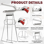 2 Pcs Hot Plate Gripper,Stainless Steel Multifunctional Hot Bowl Dish,Anti Scald Plate Gripper,Anti Scald Bowl Holder Clip,Hot Bowl Holder For Microwave, Pizza Pan, Toaster, Air Fryer, Oven, Steamer