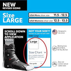 AAMO Sport Lace Up Ankle Brace for Women & Men - Professional Orthopedic Ankle Support & Foot Brace for Sports, Stabilizer & Active Protection - Breathable Neoprene - Black, Size L