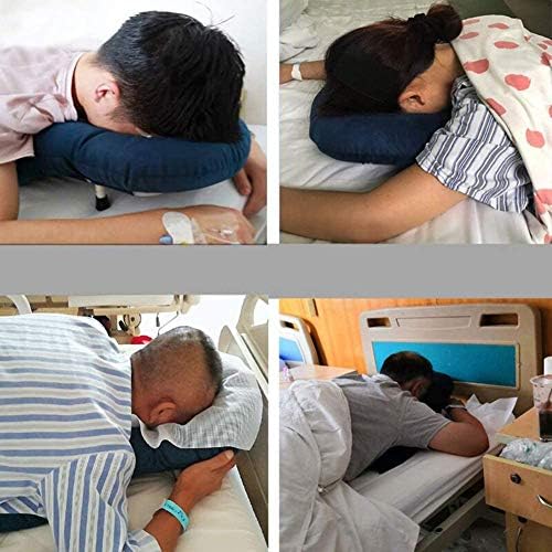 Face Down Pillow for Retinal Detachment Patients During Recovery, Head/Shoulder Support Pillow Height Adjustable