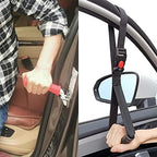 Auto Cane Portable Vehicle Support Handle, Car Door Assist Bar,Supports up to 300 Pounds, Car Door Handle for Elderly (Red and Black)