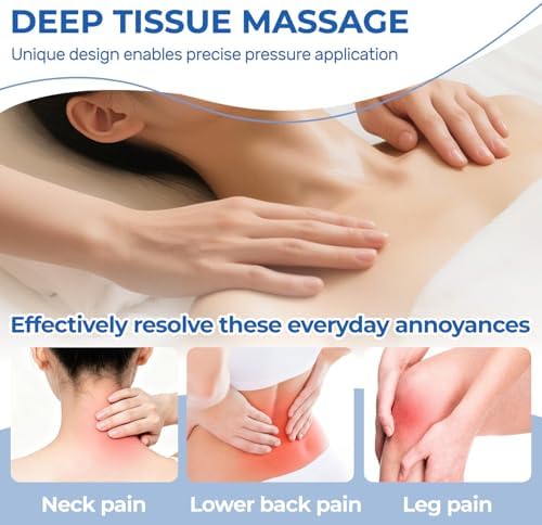 Thumb Saver Massage Tools,Manual Trigger Point Massage Tool for Full Body Deep Tissue Massage,Professional Pressure Reflexology Equipment for Massage Therapists (1* Thumb-Shaped Massager)