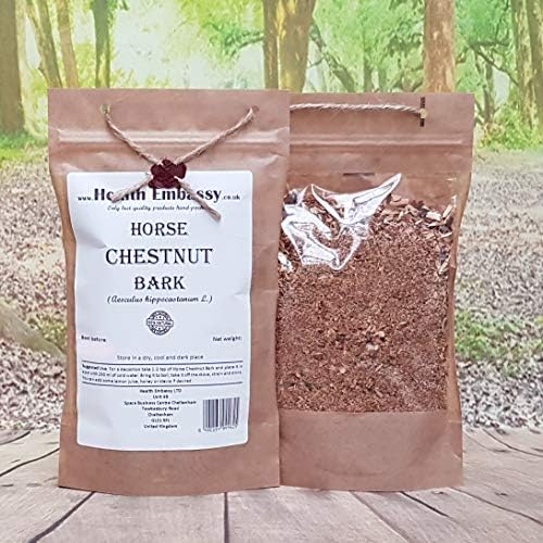Health Embassy Horse Chestnut Bark | Aesculus hippocastanum L | Herbal Tea (100g)