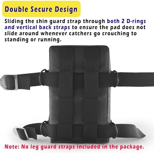Catcher Knee Savers For Kids Youth And Adult Improved Design Catcher Knee Support for Baseball Softball Catchers Knee Pads Catchers Knee Wedge with Soft And Durable Cushion (Youth)